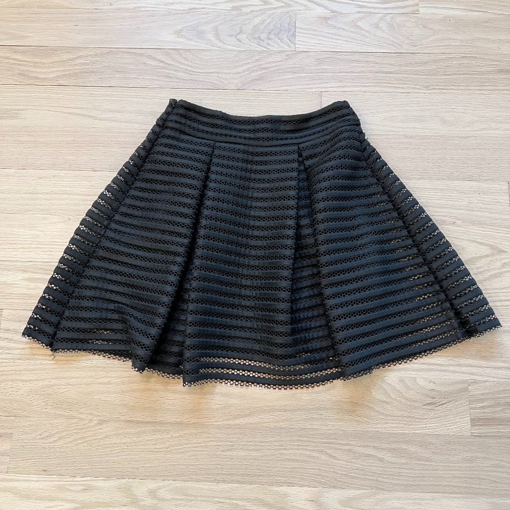 Textured Mini Skirt